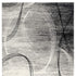 2' X 4' Gray Abstract Dhurrie Area Rug